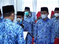 Wabup Sigi Lantik 9 Pejabat Struktural, Berikut Nama-nama dan Jabatannya