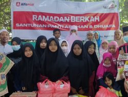 Alfamidi Palu – Lazismu Berbagi Keberkahan Ramadhan