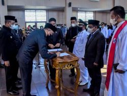 Bupati Morut Lantik 163 Pejabat: Tindak Tegas ASN Tidak Disiplin