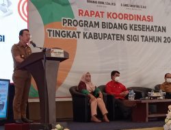 Buka Rakor Program Bidang Kesehatan, Bupati Sigi: Peran Dinkes dan Puskesmas Sangat Penting