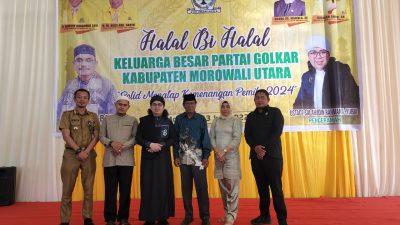 Pererat Silaturahmi, Golkar Morut Gelar Halal Bi Halal