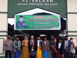 Letkol Infantri Ayidin Pakaya jadi khatib Shalat Idul Adha di Masjid Al-Falah Tinggede Selatan