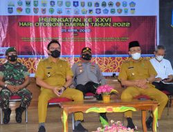 Bupati dan Wabup Morut Ikuti Peringatan Hari Otonomi Daerah 2022, Mendagri: Otda Untuk Kemandirian Daerah