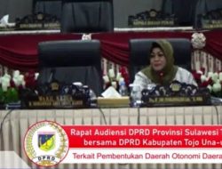 DPRD Sulteng Segera Rekomendasikan Pemekaran Kabupaten Kepulauan Togean