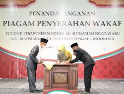 Ketua DPRD Sulteng Saksikan Wakaf Pondok Pesantren Al Istiqamah