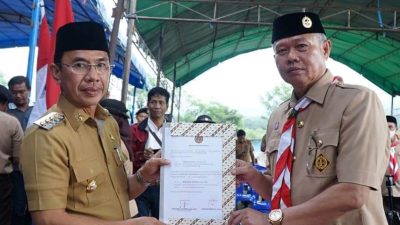 Pengurus Mabicab dan Kwarcab Pramuka Sigi Dilantik