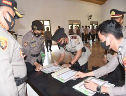 AKBP Ade Nuramdani Pimpin Sertijab Tiga Pejabat Utama Polres Morut