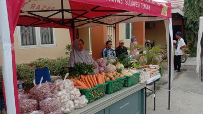 Pasar Tani DTPH Sulteng Dorong Produk Pertanian