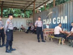 Ciptakan Situasi Aman dan Kondusif, Polres Morut Patroli di Kawasan Industri PT GNI