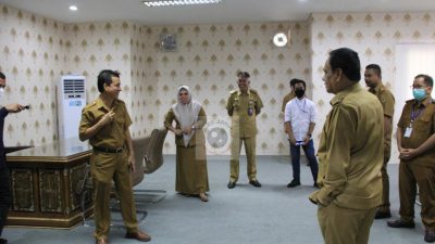 Ruang Kerja Sekdaprov Sulteng Dipindahkan ke Lantai Satu