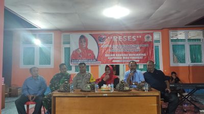 Sri Lalusu Jaring Aspirasi di Kelurahan Mangkio