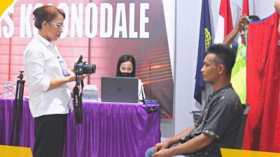 Lapas Kolonodale Layani Perekaman E-KTP Warga Binaan Pemasyarakatan