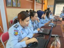 Pegawai Rutan Palu Ikuti Bimtek Pengelolaan Arsip