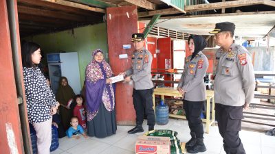 Polres Morowali Utara bagikan Paket Sembako di Panti Asuhan