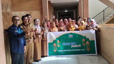 Ratusan Paket Sembako Gratis Dibagikan Taspen Palu