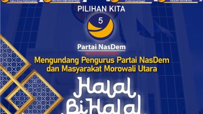 Waketum DPP Partai Nasdem akan hadiri Halal Bihalal di Kolonodale