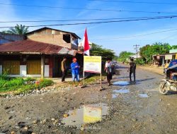 Warga Minta Pemkab Labuhan Batu Perhatikan Jalan Desa Sei Tampang