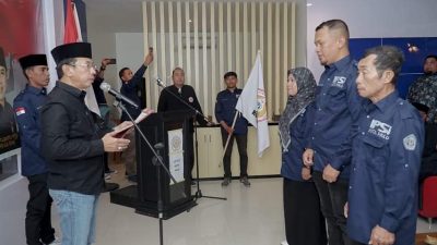 Mohamad Irwan Lantik Pengurus IPSI Kota Palu