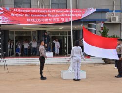Upacara HUT RI di PT GNI Berlangsung Khidmat