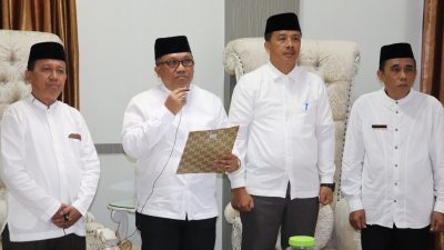 Kakanwil Kukuhkan Pengurus BKM Sulteng Secara Virtual