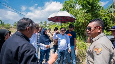 Respon Permasalahan Debit Air, Amiruddin Tinjau Desa Jaya Bakti