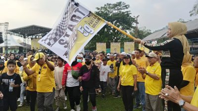 Seribuan Masyarakat Ikuti Jalan Sehat Partai Golkar di Morut