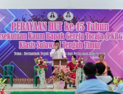 Wakil Bupati Morut buka perayaan HUT Persekutuan Kaum Bapak Gereja Toraja ke-15 se Klasis Sulawesi Tengah Timur