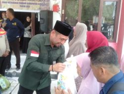 Bupati Yasin, Salurkan Beras CPP di 3 Kecamatan
