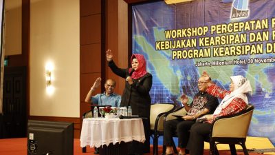 Sri Indraningsih Lalusu Dorong Percepatan Kebijakan Kearsipan dalam Workshop ANRI