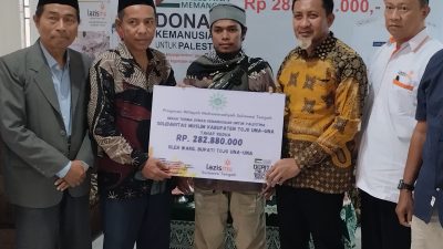 Melalui LAZISMU, Pemkab Touna Kembali Salurkan Rp282 Juta Donasi untuk Palestina
