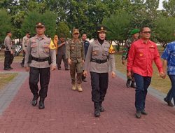 Wabup Pimpin Apel Pengaman Nataru, Polres Sigi Dirikan Enam Pospam dan Satu Posyan