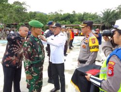 Wabup Djira Pimpin Apel Gelar Pasukan Operasi Lilin Tinombala 2023