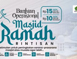 Ini Dia, Syarat Pengajuan Bantuan Operasional Masjid Ramah 2024