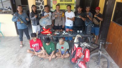 Tiga Pelaku Pencurian