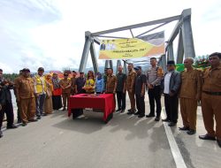 Bupati Sigi Resmikan Jembatan Sibalaya-Poi, Dorong Pertumbuhan Ekonomi