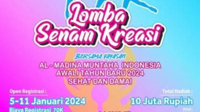 Yayasan Almadina Munthaha Indonesia, Ajak Warga Sigi Ikuti Lomba Senam Kreasi