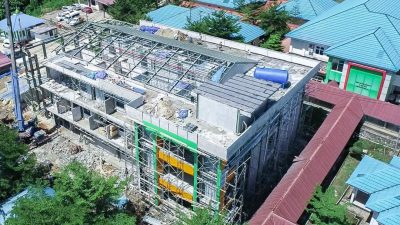 Progres Pembangunan Gedung Perawatan VIP/VVIP RSUD Kolonodale Mencapai 85%, Target Penyelesaian Maret 2024