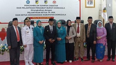 Ketua Komisi IV DPRD Sulteng Hadiri Pelantikan Pelaksana Jabatan Bupati Donggala