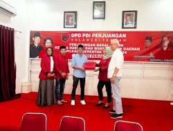 Ambil Formulir di PDI Perjuangan, Mohamad Irwan Siap Maju Calon Gubernur Sulteng