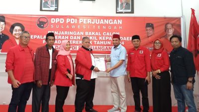 Bacabup Donggala Yasin, Resmi Ambil Formulir Pendaftaran di PDI-P