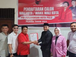 Daftar ke PDI-P, Politisi Muda Wim Al-Amri Menuju Pilkada 2024 di Palu
