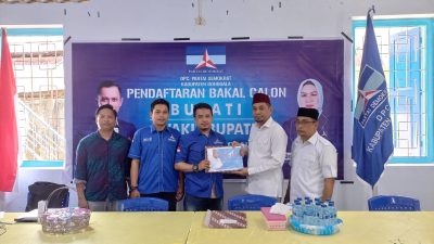 Kembalikan Formulir, Yasin : Koalisi Partai Gerindra-Demokrat Sudah Terbangun di Nasional hingga Kabupaten