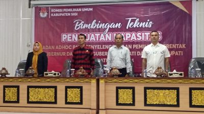 KPU Sigi Gelar Bimtek untuk PPK, Perkuat Kapasitas Badan Adhoc