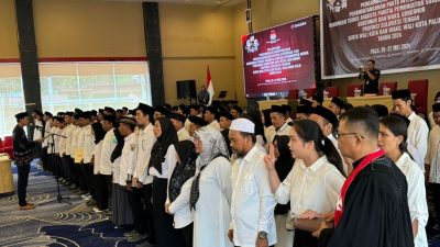 KPU Palu Lantik 138 PPS, Dorong Partisipasi Perempuan dan Profesionalisme