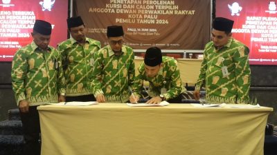 Usai Tetapkan 35 Anggota DPRD Terpilih, KPU Palu Ingatkan LHKPN Segera Diserahkan