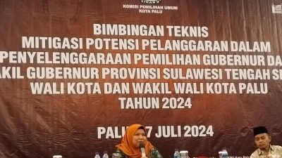 KPU Sulteng Tekankan Profesionalisme dalam Mitigasi Pelanggaran Pemilu