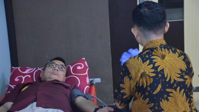 Jelang HUT RI dan Hari Pengayoman, Kanwil Kemenkumham Gelar Donor Darah