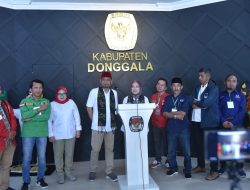 Yasin-Syafiah Resmi Daftar di KPU Donggala, Optimis Bawa Perubahan Besar