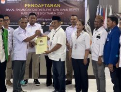 KPU Sigi Terima Berkas Pendaftaran dr. Nirwansyah dan Hesty