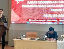 Lewat Rakor, KPU Palu Siapkan Tahapan Pencalonan Wali Kota dan Wakil Wali Kota